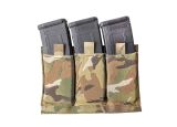 Elastic Triple Rifle Mag Pouch -MC